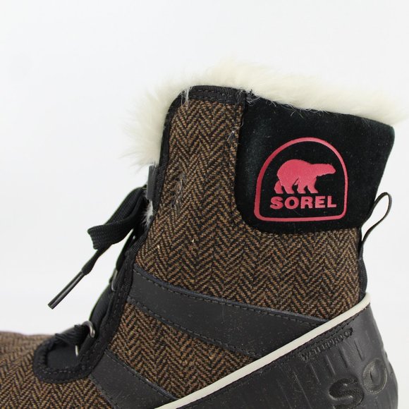 New SOREL WOMEN TIVOLI™ II HERRINGBONE Waterproof Winter Boots – Warm & Stylish - Picture 14 of 16
